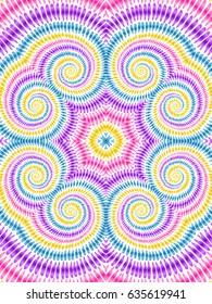 Tie dye background. Hippie style. Watercolor effect vector. Boho textile. Rainbow tie dye. Shibori. Editable vector made with clipping mask. Batik effect. Trendy wallpaper.