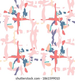 Cielo, Batik. Dibujo A Mano, Pintar Textura Sin Maravilla.  Superficie étnica. Mano Dibujada Pintada. Tejido Geo De Verano Gris Rosa.  Diseño Shibori Tejido De Geometría.