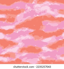 tira dye batik impresión rosa y naranja abstracto verano cintura vectorial sin costura para niñas de verano de moda