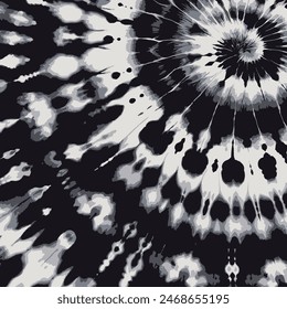 Tie Dye Fondo abstracto negro