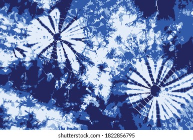 tie dye blue color background