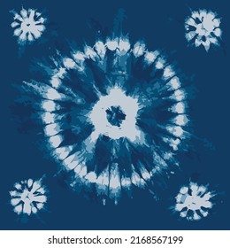 tie dye blue color background