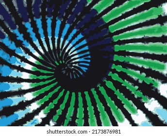 tie dye blue green black color background