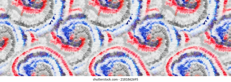 Tie Dye Blue Vector. Tye Dyed Spiral. Circle Curve Print. Tie Dye Batik. Seamless Dyed Swirl. Gray Swirl Watercolor. Tye Dye Texture. Watercolor Brush Circle. France Flag Pattern. Dirty Grunge Print