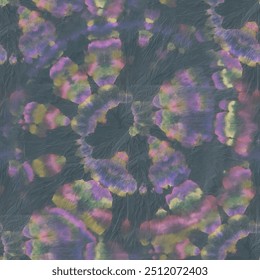 Tie Dye Boho Paint. Tie Dye Curve Circle. Circle Tie Dye Stripe. Black Swirl Background. Print Old Round Background. Spiral Green Circle. Blue Dyed Print. Blue Vector Pattern. Seamless Dark Grunge.