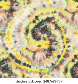 Tie Dye Boho Spiral. Tie Dye Swirl Circle. Circle Tie Dye Print. Blue Grey Print. Green Vector Texture. Seamless Dyed Fabric. Blue Curve Watercolour. Spiral Brown Circle. Spiral Red Round Pattern