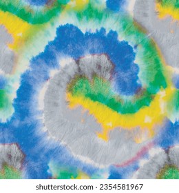 Tie Dye Bright Paint. Tie dye Texture. Gray Seamless Shirt. Green Yellow Tye Dye. Tie Dye Swirl Background. Yellow Blue Batik. Blue Green Shirt Background. Gray Vector Grunge. Blue Yellow Tie Die