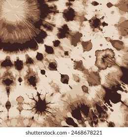 Tie Dye fondo abstracto marrón