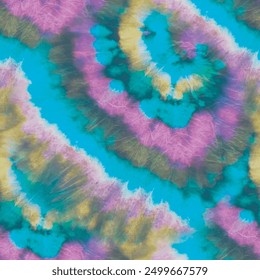 Tie Dye Brush Paint. Print Old Swirl Background. Abstract Dark Circle. Tie Dye Curve Circle. Circle Tie Dye Batik. Blue Dyed Print. Green Swirl Watercolor. Blue Vector Texture. Spiral Black Circle.