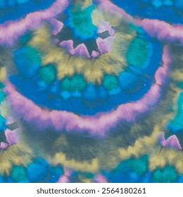 Tie Dye Brush Print. Blue Vector Texture. Abstract Dyed Circle. Spiral Black Circle. Circle Tie Dye Batik. Tie Dye Curve Circle. Green Swirl Watercolour. Neon Dark Print. Paint Old Swirl Pattern.