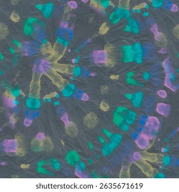 Tie Dye Brush Print. Tie Dye Swirl Circle. Black Curve Tie Dye. Abstract Dyed Pastel. Neon Dark Print. Circle Tie Dye Batik. Green Paint Tye Die. Vector Old Shirt Background. Spiral Blue Circle.
