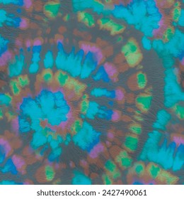 Tie Dye Brush Vector. Black Swirl Background. Paint Old Paint Pattern. Circle Tie Dye Stripe. Blue Print Texture. Abstract Dyed Grunge. Tie Dye Curve Circle. Spiral Green Circle. Neon Dark Print.