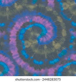 Tie Dye Brush Vector. Tie Dye Swirl Circle. Circle Tie Dye Stripe. Abstract Dyed Fabric. Spiral Black Circle. Print Old Paint Pattern. Blue Paint Tye Die. Blue Dark Print. Green Curve Watercolour.