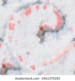 Tie Dye Circle Art. Blue Swirl Watercolor. Blue Seamless Batik. Pastel Dyed Batik. Pink Spiral Brush Grunge. Pastel Dye Background Seamless Fabric Texture. Grey Vector Swirl. White Vector Tie Dye.