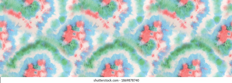 Tie Dye Circle Design Vector Swirl Stock Vector (Royalty Free