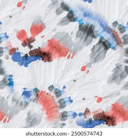 Tie Dye Circle Paint. Grey Seamless Print. Abstract Tiedye Texture. Pink Swirl Watercolor. White Endless Culture. Spiral Dyed Batik. Pastel Dye Background Blue Vector Swirl. Pink Pastel Dirty Grunge.