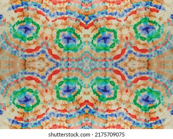 Tie Dye Circle. Stripe Watercolor Paint. Vector Tie Dye. Brush Stripe Shibori. Stripy Dyed Batik. Pastel Vector Paint. Abstract Batik. Stripe Grunge Background. Round Repeat Pattern. Watercolor Circle
