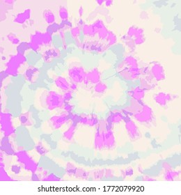 Tie Dye Circle Vector