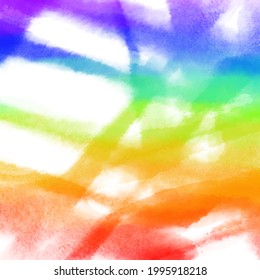 Tie Dye colorful background. Watercolor paint background.