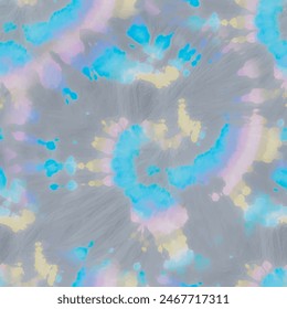 Tie Dye Dark Gradient Watercolor. Dark Vector Gray Watercolour Texture. Multi Color Aurora Ombre Grunge. Neon Tie Dye Vector Print. Grey Night Neon Pattern. Shibori Fog Texture. Tie Dye Effect Pattern