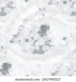 Tie Dye Gray Spiral. Dirty Pale Pattern. Abstract Repeat Pattern. Swirl Round Tie Die. Spiral Tye Winter. Brush Tie Dye. White Seamless Swirl. Gray Dirty Stain. Vector Gray Print. Vector Cool Bg