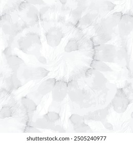 Tie Dye Gray Spiral. Gray Light Print. Abstract Repeat Texture. Dirty Swirl Backdrop. Brush Tie Dye. Gray Seamless Round. White Pale Texture. Vector Gray Print. Vector Bg Winter. Spiral Old Tye