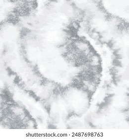 Tie Dye Gray Spiral. Shiny Pale Texture. Swirl Round Tie Die. Dirty Tie Dye. Vector Soft Print. Gray Light Print. White Seamless Swirl. Vector Tye Nature. Fashion Grunge Tie Dye. Spiral Dyed Bg