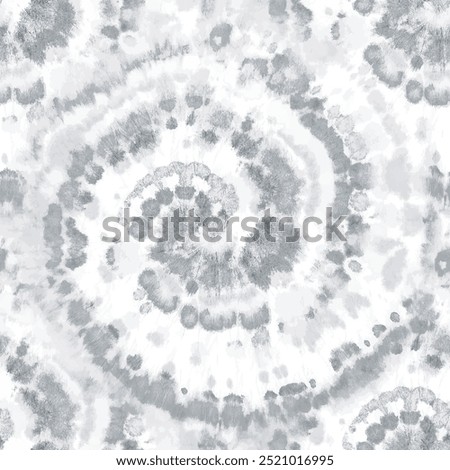 Tie Dye Gray Spiral. Shiny Pastel Fashion. Swirl Swirl Ornament. Abstract Winter Texture. Vector Gray Print. White Seamless Round. Spiral Art Winter. White Tie Dye. Gray Light Print. Vector Soft Bg