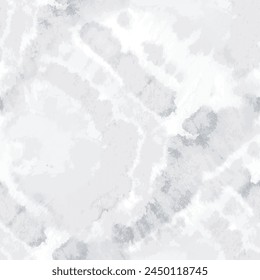 Tie Dye Gray Vector. Abstract Vector Texture. White Seamless Swirl. Spiral Art Vector. Gray Dirty Print. Swirl Round Tie Die. Brush Tie Dye. Shiny Pale Pattern. Spiral Gray Print. Vector Blur Bg