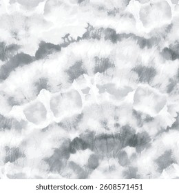Tie Dye Gray Vector. Endless Vector Pattern. Light Swirl Watercolor. White Seamless Round. Dirty Pale Culture. Spiral Tye Vector. White Tie Dye. Gray Dirty Stain. Spiral Soft Print. Vector Dyed Art
