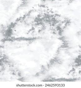 Tie Dye Gray Vector. Gray Seamless Swirl. Spiral Gray Print. Brush Tie Dye. Dirty Pastel Culture. Swirl Round Background. Gray Light Paint. Fashion Winter Pattern. Vector Bg Winter. Spiral Dyed Tye