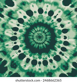 Tie Dye green abstract background