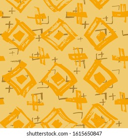Tie Dye Japanese Geometric Summer Seamless Pattern. Boho Tie Dye Vector Batik. Scribble Cartoon Doodle Craft Texture. Geo Wabi Sabi Traditional Kimono Print. Scribble Craft Doodle Seamless Collage