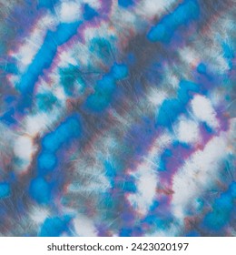 Tie Dye Mark Print. Blue Vector Pattern. Abstract Dark Pastel. Dirty Spot Background. Paint Old Shirt Background. Tie Dye Curve Mark. Stripe Black Spatter. Spot Tie Dye Stripe. Blue Dyed Print.