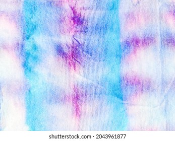 Tie Dye Ombre Watercolor. Tie Dye Design Pattern. Purple Tie Dye Watercolor Texture. Cotton Ikat Pattern. Blue Shibori Dip Texture. Blue Tie Dye Stripe Strip. Pink Vector Vector Grunge.  Tye Die Cloth
