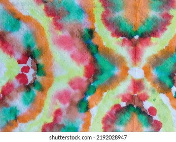 Tie Dye Oriental. Wash Stripe Texture. Rainbow Ink Vector. Wet Watercolour Vector. Ethnic Dip Pattern. Tie Dye Design. Multi Color Ethnic Effect. Red Floral Watercolor Pattern. Watercolor Dyed Texture