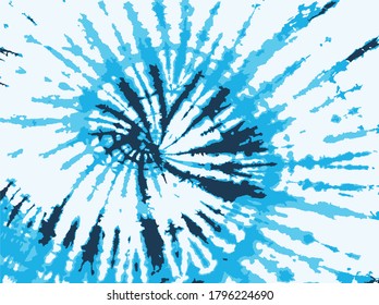 tie dye pattern blue color background