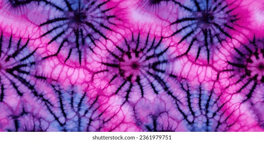 Tie Dye Pattern Ink , colorful tie dye pattern abstract background. Tie Dye two tone clouds . Shibori, tie dye, abstract batik brush seamless and repeat pattern design.