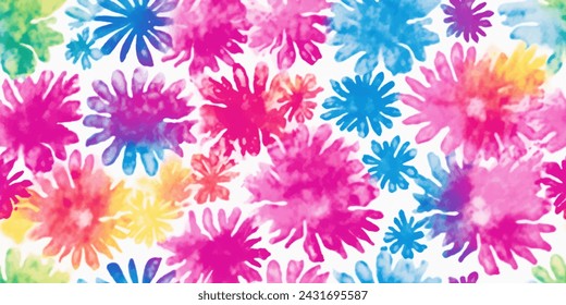  Tie Dye Pattern Ink , colorful tie dye pattern abstract background. Tie Dye two Tone Clouds . Abstract batik brush seamless and repeat pattern design