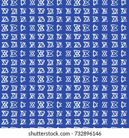 Tie dye pattern. Japanese print. Batik texture vector seamless motif. Indonesian design. Organic clothing. Shibori swimwear background. Old bed linen. China cotton rapport. Silk geometric painting.