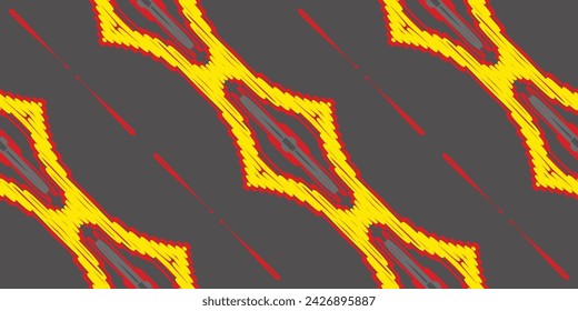 Tie dye Pattern Seamless Mughal architecture Motif embroidery, Ikat embroidery vector Design for Print endless arabesque cloth dupatta shawl bandana print silk kurta men