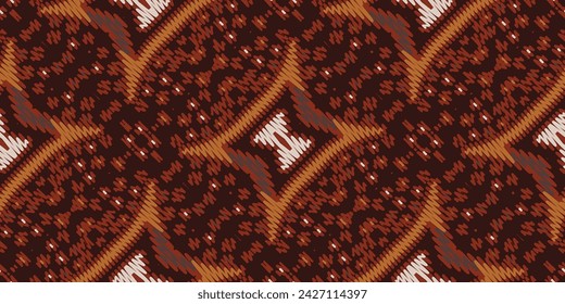 Tie dye Pattern Seamless Native American, Motif embroidery, Ikat embroidery vector Design for Print figure tribal ink on cloth patola sari