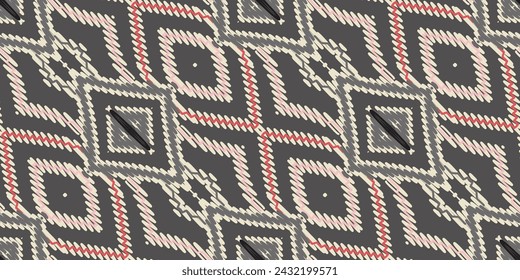 Tie dye Pattern Seamless Scandinavian pattern Motif embroidery, Ikat embroidery vector Design for Print figure tribal ink on cloth patola sari