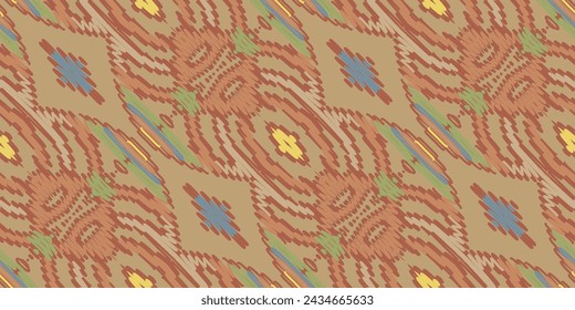 Tie dye Pattern Seamless Scandinavian pattern Motif embroidery, Ikat embroidery vector Design for Print tie dyeing pillowcase sambal puri kurti mughal architecture