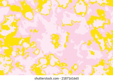 Tie Dye Pattern. Watercolor Effect. Striped Tie Dye Pattern. Bright Summer Colors Texture, Dirty Art Abstract. Pink, White Brush Paint Pattern.