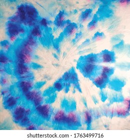 Tie Dye Pink Spiral. Hippie Spiral Swirl. Circle Abstract Peace. Vector Sea Print. Spiral Dirty Circle. Sea Swirl Fabric Boho. Tie Dye Purple Shibori. Blue Swirl Watercolor. Swirl Tie Dye Background