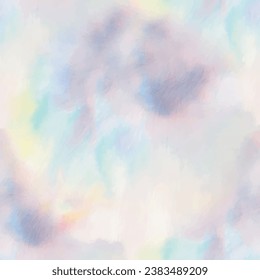 Tie Dye Print. Light Watercolor Pattern. Cloud Ombre Grunge. Tie Dye Watercolour. Grey Cloud Texture. Shibori Pattern. Tie Dye Effect Texture. Gray Abstract Light. Blue Vector Pattern. Blue Dip Cloud.