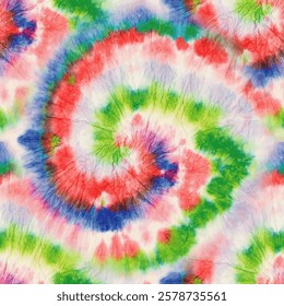 Tie Dye Rainbow Paint. 1960 Bright Tye Dye. Unicorn Swirl Background. Gradient Vector Pattern. Circle Rainbow Pattern. Blue Tie Dye. Swirl Repeat. Spiral Tiedye Print. Seamless Tie Dye.