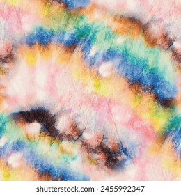 Tie Dye Rainbow Paint. Seamless Tie Dye. Gradient Spiral Background. 1960 Bright Repeat. Blue Tie Dye. Unicorn Swirl Pattern. Swirl Tie Dye. Vector Tiedye Batik. Tiedye Rainbow Pattern.