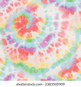 Tie Dye Rainbow Round. 1960 Bright Texture. Psychedelic Spiral Background. Green Color Swirl Background. Tiedye Rainbow Pattern. Swirl Pattern. Pink Tie Dye. Seamless Tie Dye. Vector Tiedye Music.